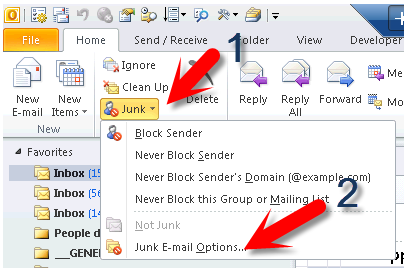 outlook emails